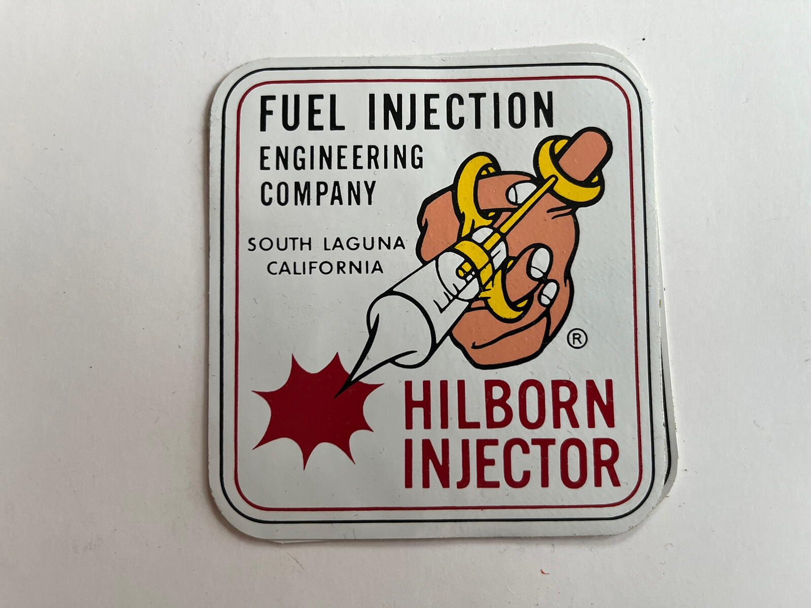 1440 Inject Sticker An Original Vintage Hilborn injection Sticker. 3.25x3.25”. NOS (2H ...