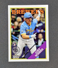 2023 Topps Update 35th Anniversary #88US-23 Joey Wiemer RC Milwaukee Brewers