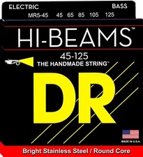 DR MR5-45 Hi Beam BASS Guitar Strings 5-string set gauges 45-125