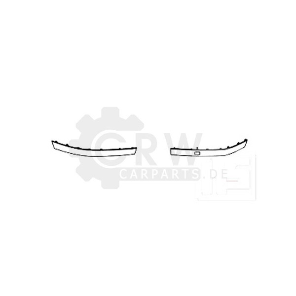 Set Blende StoßFäNger Vorne Links FüR Peugeot 406 8B Bj.95-04 Bj.98-01-image
