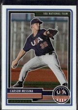 2023 Panini USA Baseball Stars & Stripes #10 Carson Messina