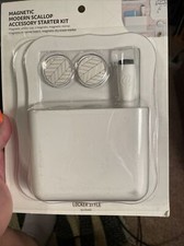 U Brands Magnetic Locker Accessory Starter Kit White Organizer Mirror 6 pc NIB