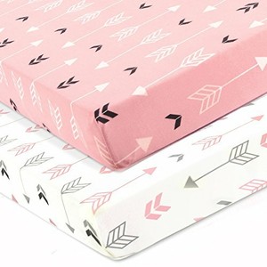 crib sheets pink