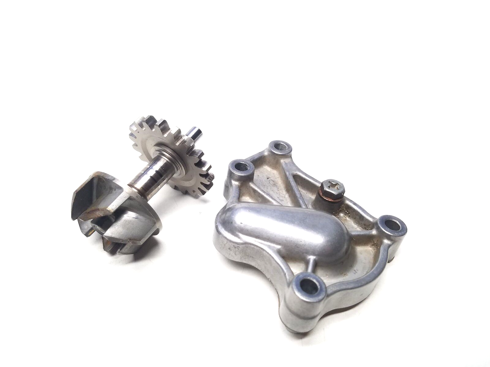 2000 00 Honda CR250 CR 250 Engine Motor Water Pump Impeller Shaft Fan Case Cover eBay