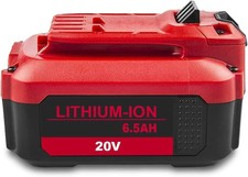 6.5Ah High Capacity Battery for CRAFTSMAN 20V 5.0Ah V20 Battery CMCB205
