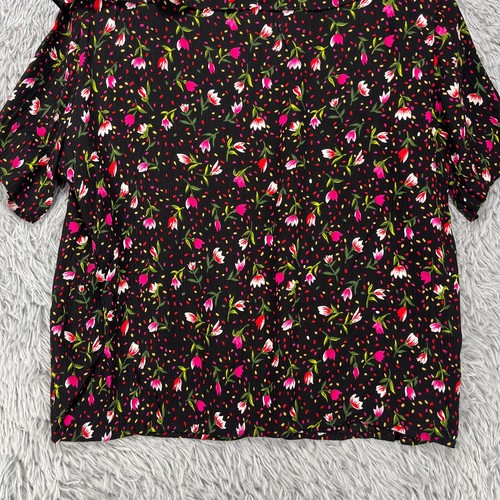 VTG Kathryn Deene Blouse Womens 14/16 Floral Button Peter Pan Collar Cottagecore - Picture 3 of 9