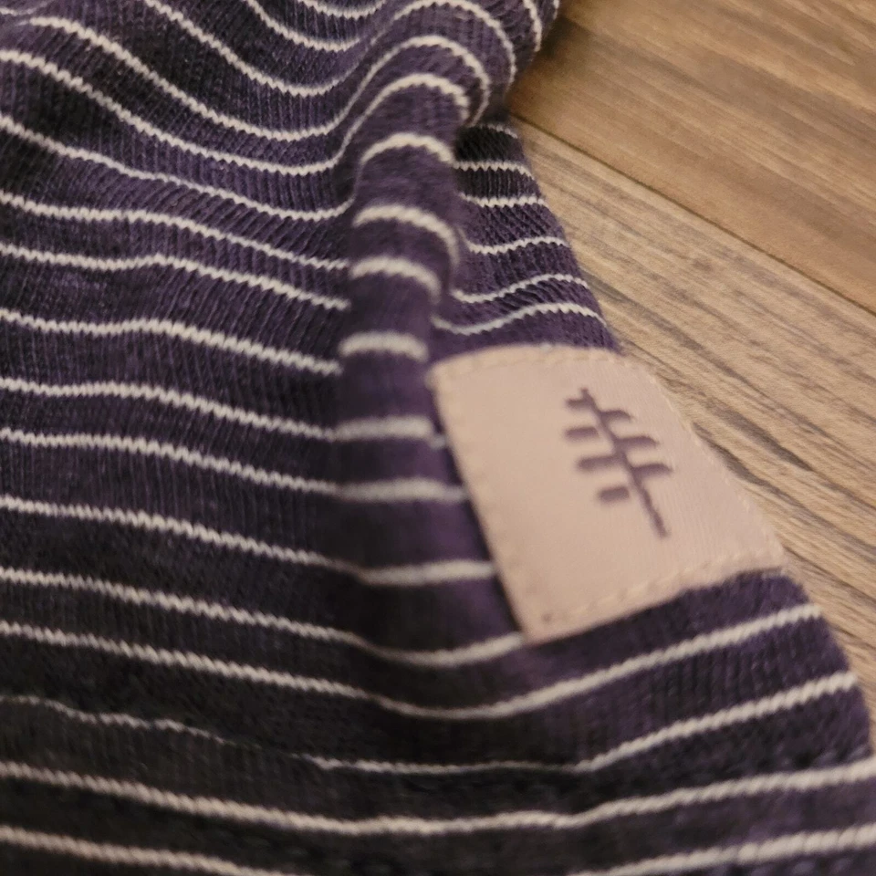 Camiseta de mujer Royal Robbins a rayas manga larga talla grande azul informal equipo de viaje Foto 4 de 4