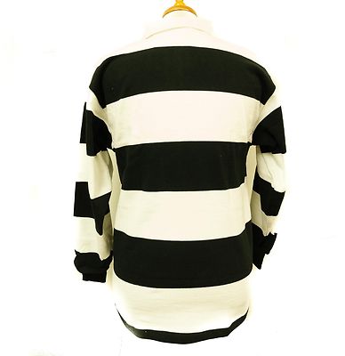 Barbarian Rugby Wear Tough Mudder Challenge Cotton Striped Shirt