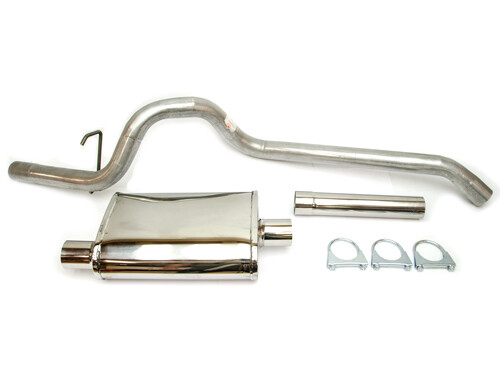 Escape deportivo 4,0 L. Juego de escape de acero inoxidable Flow Weld Jeep Cherokee XJ 87-98 - Imagen 1 de 4