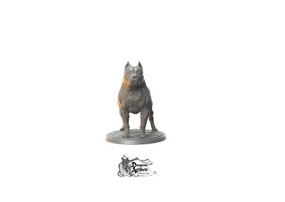 American Pit Bull - Printomancer3D Printomancer Miniatures Wargaming D&D DnD Dog