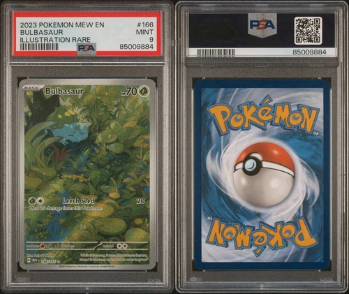 Bulbasaur 166/165 PSA 9 - Scarlet & Violet 151 - Pokémon TCG