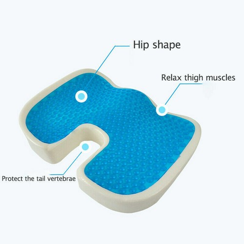 Chair Seat Cushion Cool Gel Pillow For Sciatica Prostate Hemorrhoid