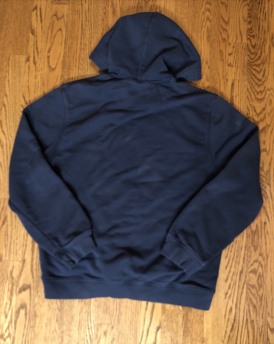 トップス 00s nike sweat pull over y2k teck navy Vintage Nike Men's Size M Navy Blue Crewneck Sweatshirt