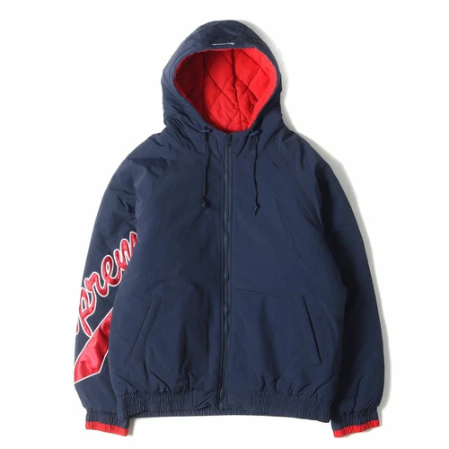 Veste Supreme Taille : M Manches Logo Script Doublée matelassée à Capuche Occasion BEEG 0