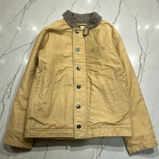 Buzz Rickson’s USN N-1 22036 Deck Jacket Khaki Size L TOYO Enterprise Vintage