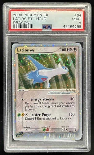 2003 Pokemon EX Dragon Latios Holo #94/97 PSA 9