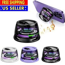 1/2pcs Magnetic Bluetooth Speaker Phone Stand Portable Speaker with RGB Light
