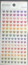 Sticker Collection Rainbow Heart Stickers Valentine's Scrapbook Journal Collage