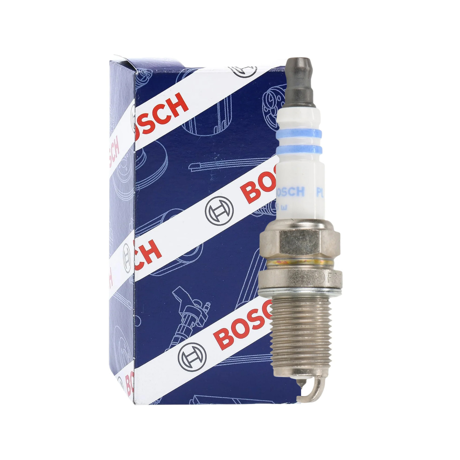Spark Plug Bosch 6702 for Volkswagen Jetta, Golf GTI VR6