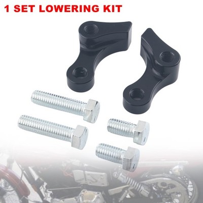 1'' Absenkset verstellbar Schwarz für Harley Dyna Super Glide Low Rider 1995-2005