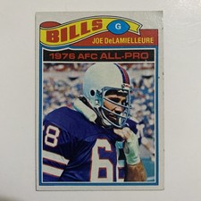 1977 Topps All-Pro Joe DeLamielleure #330 Buffalo Bills HOF Football Card EX