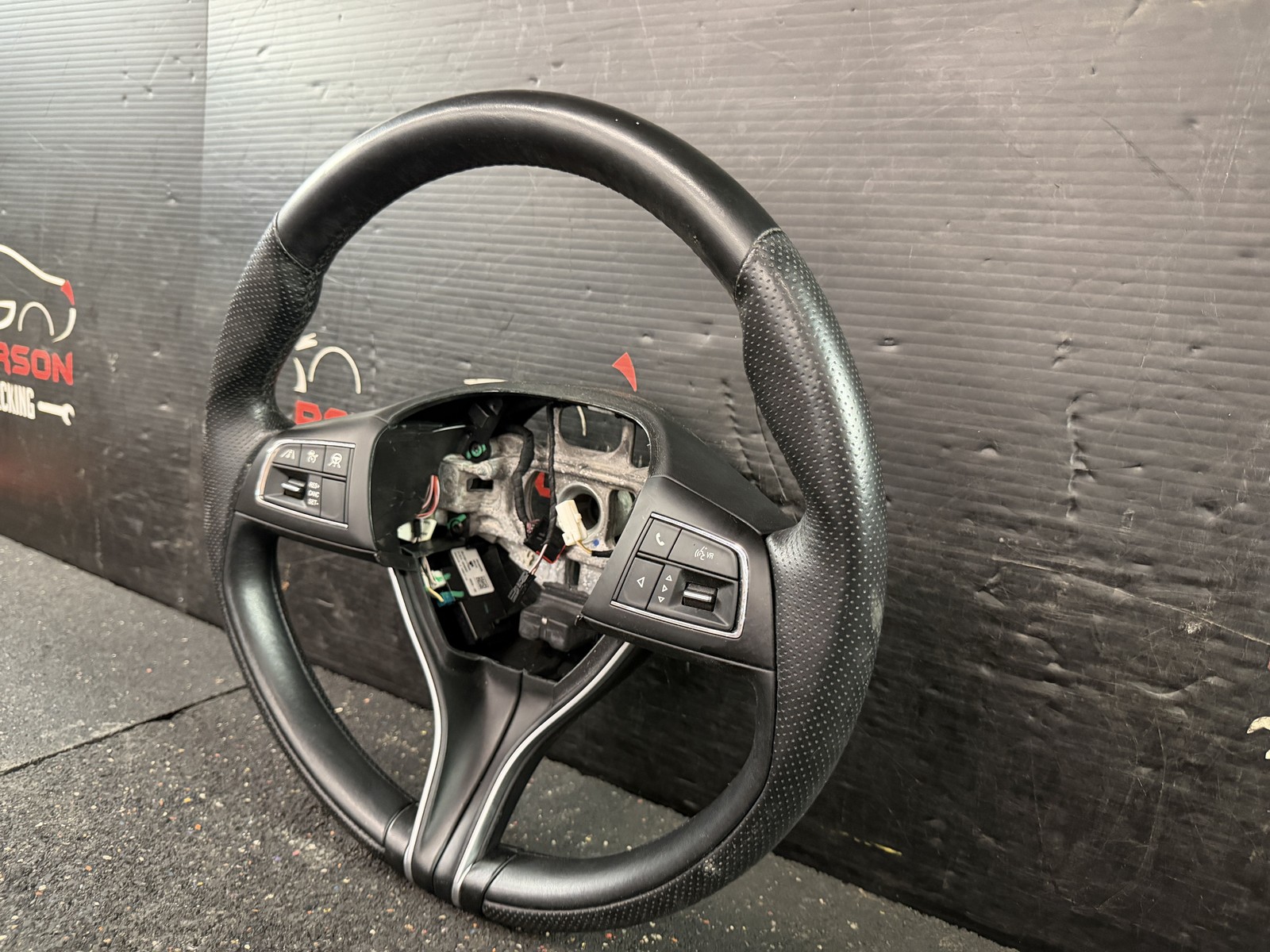 2021 MASERATI GHIBLI BLACK LEATHER WRAPPED STEERING WHEEL