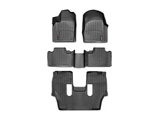 WeatherTech FloorLiner for 2011-2012 Dodge Durango - Full Set, Black