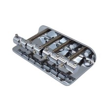 19mm Standard 4-String Bass Bridge   Steel   Made in Korea