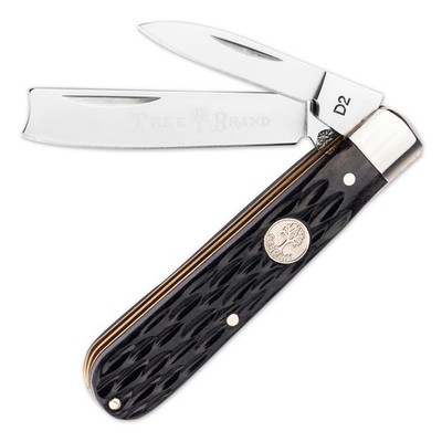 BOKER Treebrand Razor Jack Black Jigged Bone Classic Two-Blade Knife 110868