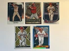MIKE TROUT 5 CARD LOT | 1990, Black Gold, Night Terrors, Bowman Iconic + Mojo