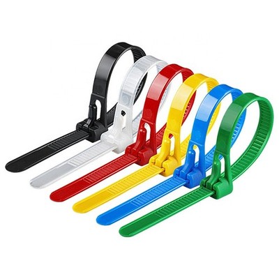 Kabelbinder lösbar wiederverwendbar | UL94 V-2 | wiederlösbar  | 100 - 750 x 7,6