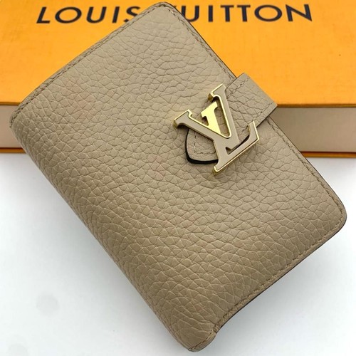 Louis Vuitton LV Vertical Wallet Compact Mini Wallet