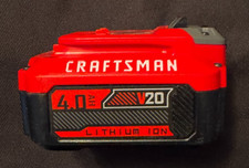 CRAFTSMAN V20 20 -Volt 1 -Pack Lithium-ion 4.0 Ah Battery 