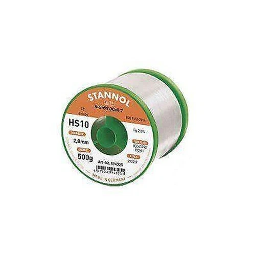 Lötzinn 2,0mm, 500g Mit Flussmittel STANNOL 594325 - Bild 1 von 1
