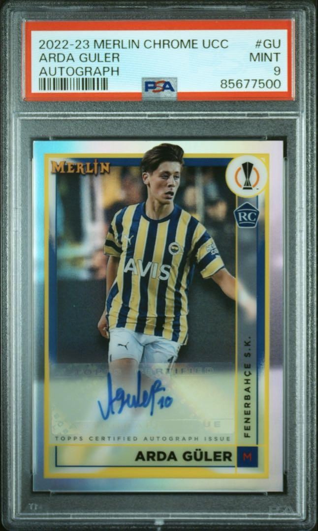 アルダ ギュレル 2022-23 Topps Merlin UEFA 直筆サイン 2022-23 Topps Merlin UEFA Club Competitions - Autographs