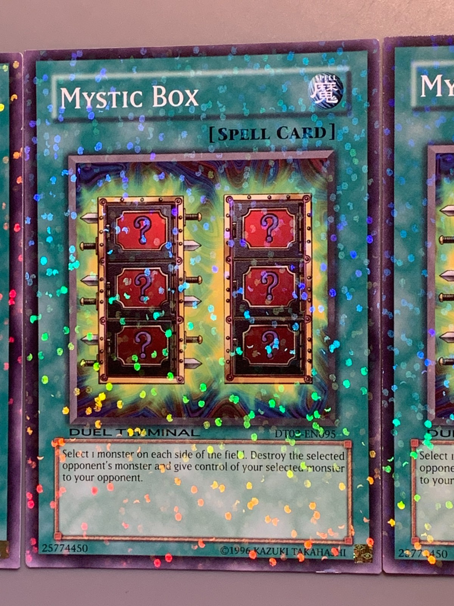 yugioh 3X Mystic Box DT02-EN095 Normal Parallel NEAR MINT Play set