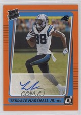 2021 Panini Donruss Rated Rookie Orange Auto Terrace Marshall Jr #266 Auto 1d49