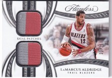 2024-25 Panini Flawless No. DP-LMA LaMarcus Aldridge Game-Worn Patch 20/25