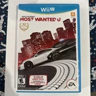 Need for Speed: Most Wanted U (Nintendo Wii U, 2013) with manual