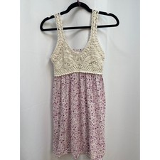 Floral Jopna dress knitted top knee length size MPtp-15Length-34
