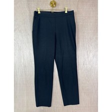 Theory Womens Black Stretchy Slacks Size 4 Li...