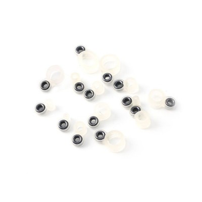 14Pcs Fishing Rod Wire Ring Fishing Line Guide Ring Silicone Different Size 1-14