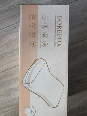 Hals-Nackenkissen zur Linderung von Nackenschmerzen, verstellbares Memory Foam Kissen mit Re