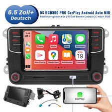 6.5" DS RCD360 MIB Carplay Bluetooth Autoradio Für VW Tiguan Sharan Nach 2010 DE
