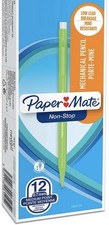 Paper Mate Non-Stop Mechanical Pencil | 0.7 mm | HB 2 | Assorted Neon Barrel