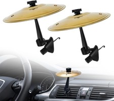 Car Air Vent Mini Cymbal Set 2pc Novelty Driving Accessory Gag Gift New Sealed