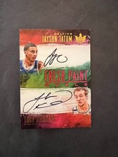 2017-18 Court Kings Jayson Tatum Rookie Auto /50 Dual Luke Kennard - Celtics