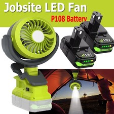 For RYOBI P108 18V Battery p102 High Capacity Lithium Battery/Charger/ Fan