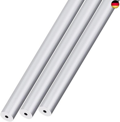 METALLIXITY 3Stk 6063 Aluminum Rohr (12mm AD x 3mm ID x 250mm L) Aluminum Rund
