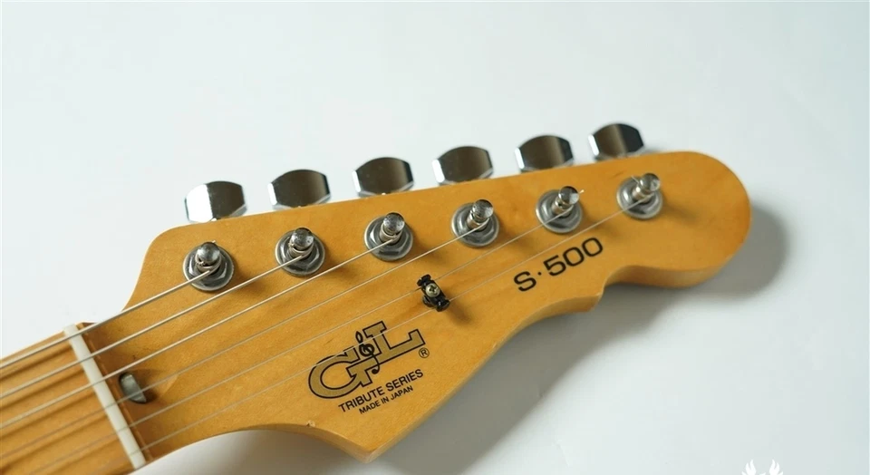 G&L Tribute S-500 Made in Japan Used Maple Candy Apple Red w/Soft case - Image 2 of 4